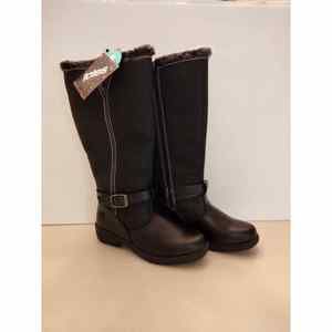 Totes warm  faux fur lined weather proof long boots zip closure woman size 6